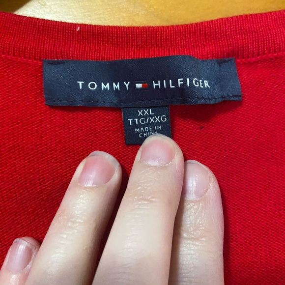 Tommy Hilfiger argyle Vneck Sweater - Picture 3 of 4